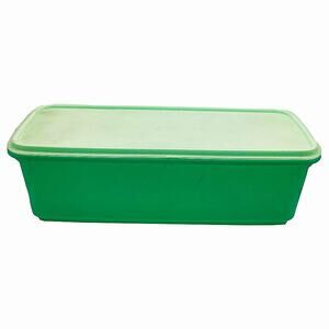 Vintage Tupperware Green Easy Crisp Vegetable Container with Lid Classic (782-6)